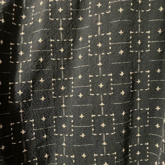 Vintage 90s Espirit Print Top Small Button Down - Picture 3 of 4